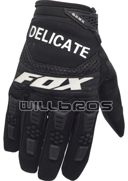 Siyah Stil Xxl Hassas Tilki Eldivenleri Motokros Guantes Mx Bmx Dirt Bike Dağ Bisikleti Off-Road Dirtpaw Yarış Atv Utv Beyaz Luvas Erkekler Için (Yurt Dışından)