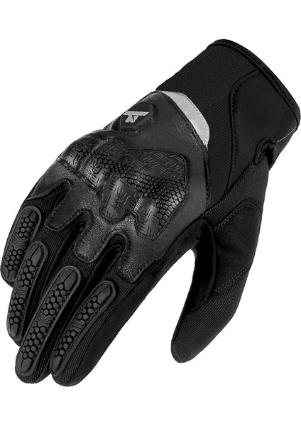M30 Siyah Eldiven Stili Xs Beden Karbon Fiber Motosiklet Eldivenleri Tam Parmak Moto Motokros Eldiven Dokunmatik Ekran Guantes Moto Nefes Alabilir Motosiklet Eldivenleri (Yurt Dışından)