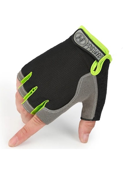WY001-YEŞIL Stil Xl Beden Tam Parmak Eldiven Motosiklet Dört Mevsim Nefes Guantes Moto Erkek Eldiven Dokunmatik Ekran Kaymaz Moto Eldiven Koruyucu (Yurt Dışından)