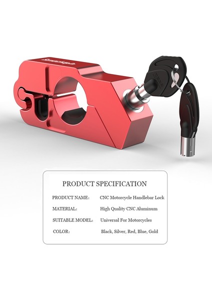 C Tipi Gümüş Stili Motosiklet Tutma Kilidi C Güvenlik Güvenlik Kilitleri Gidon Ahize Fren Kolu Disk Kilitleme Fit Scooter Atv Hırsızlığa Karşı Motor Kilidi (Yurt Dışından) fiyatları