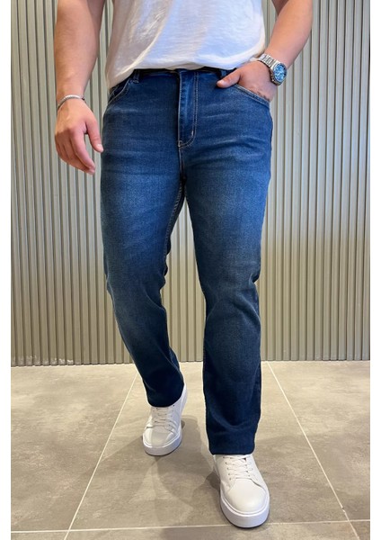 Erkek Likralı Kot Jean Pantolon P-00013006