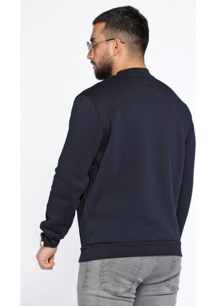 Üç Iplik Şardonlu Bisiklet Yaka Erkek Sweatshirt modelleri