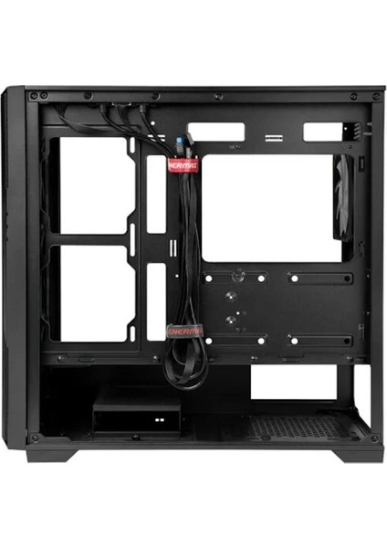 StarryFort SF70H ARGB Temperli Cam USB 3.0 Mid Tower mATX + MAXPRO III 700W Gaming Kasa modelleri