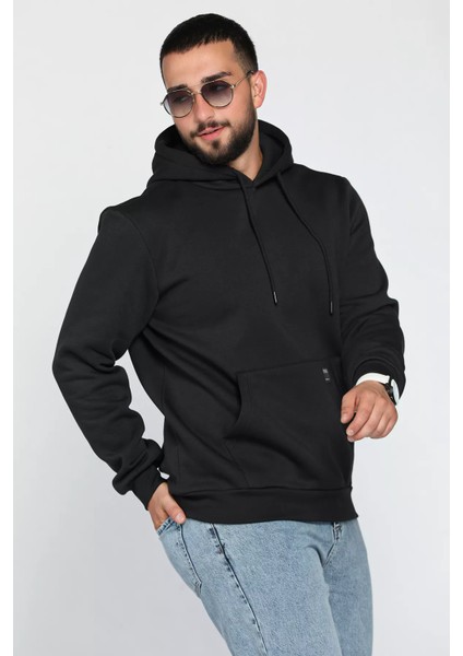 Erkek Kapüşonlu Şardonlu Üç Iplik Sweatshirt fiyatları