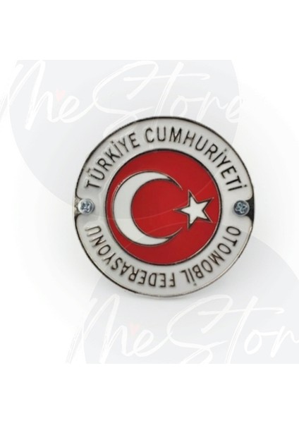 Metal Türkiye Otomobil Federasyonu Döküm Vidalı Panjur Arması modelleri