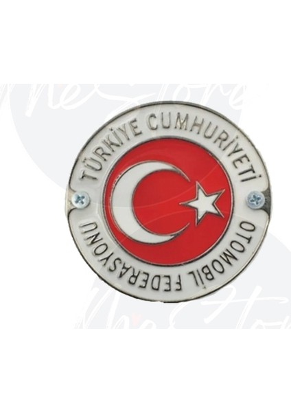 Metal Türkiye Otomobil Federasyonu Döküm Vidalı Panjur Arması fırsatları