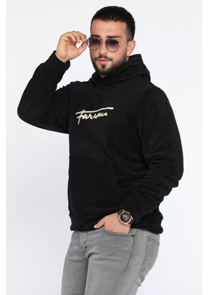 Kapüşonlu Kanguru Cepli Erkek Polar Sweatshirt fiyatları