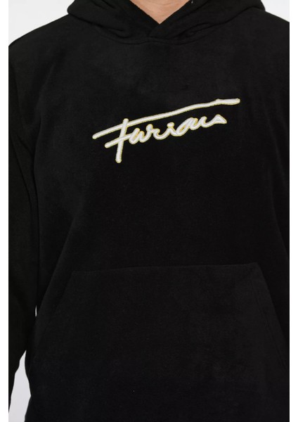 Kapüşonlu Kanguru Cepli Erkek Polar Sweatshirt fırsatları