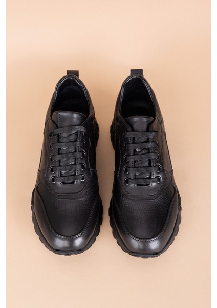 Salfas Kadın Deri Siyah Spor Ayakkabı fırsatları