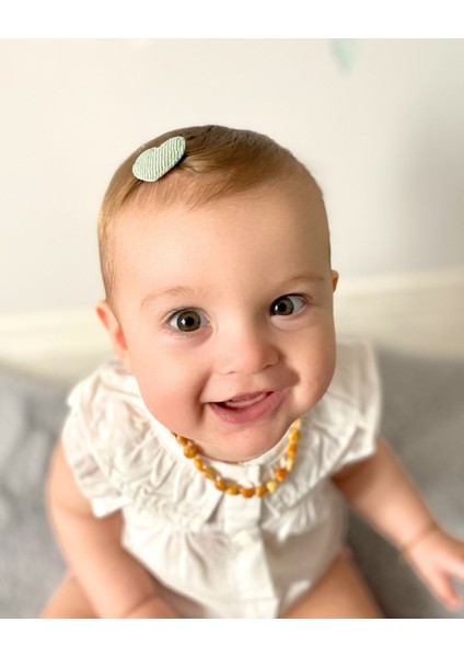 6'lı Kalp Saçsız Bebek Tokası Seti, 3cm fiyatları