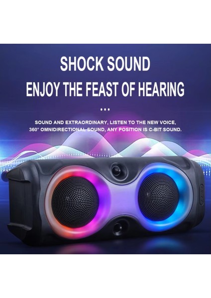 PL-4626 Bt/sd/usb/aux Işıklı Bluetooth Speaker (MS-3637BT)