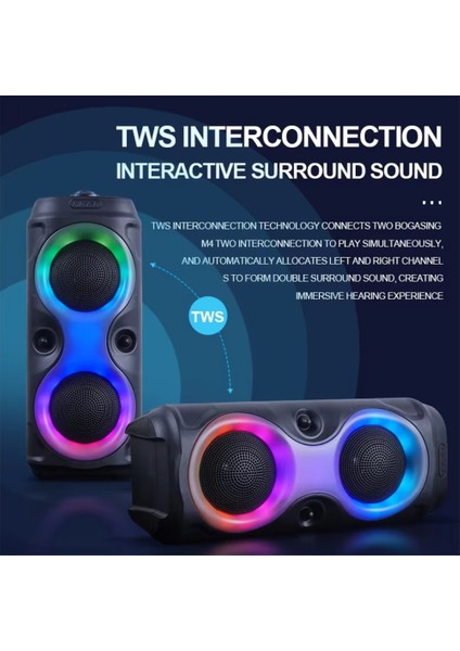 PL-4626 Bt/sd/usb/aux Işıklı Bluetooth Speaker (MS-3637BT)