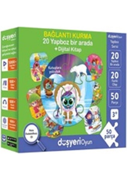 Eşleştirme Yapbozu 50 Parça Bağlantı Kurmak