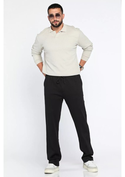 Bel Lastikli Çimalı Jogger Erkek Pantolon P-00012960
