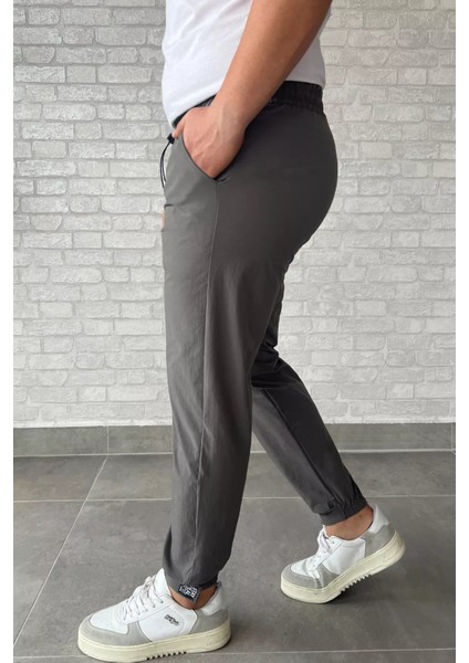 Paraşüt Paça Cırtlı Slim Fit Jogger Pantolon