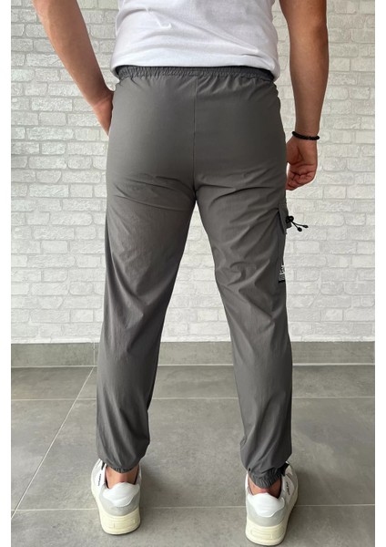 Paraşüt Paça Cırtlı Slim Fit Jogger Pantolon