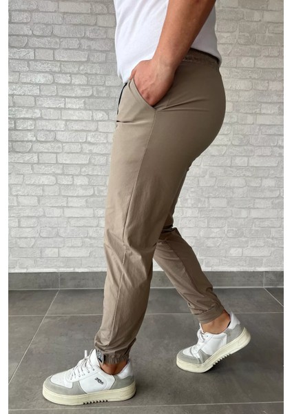 Paraşüt Paça Cırtlı Slim Fit Jogger Pantolon