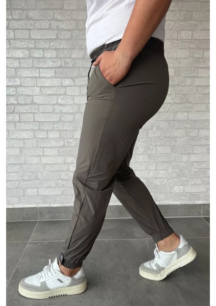 Paraşüt Paça Cırtlı Slim Fit Jogger Pantolon