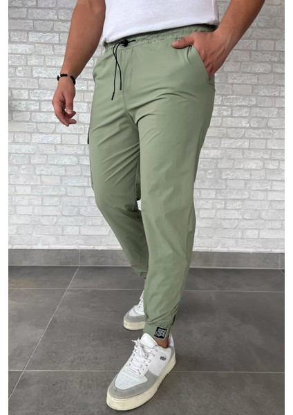 Paraşüt Paça Cırtlı Slim Fit Jogger Pantolon P-00012249