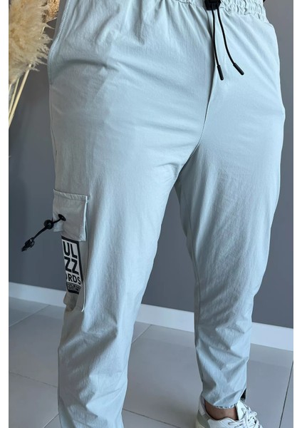 Paraşüt Paça Cırtlı Slim Fit Jogger Pantolon