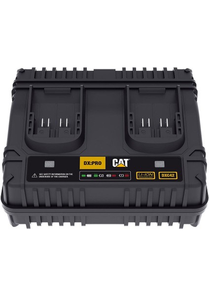 DXC42 18VOLT Li-Ion One For All Profesyonel Ikili Hızlı Akü Şarj Cihazı