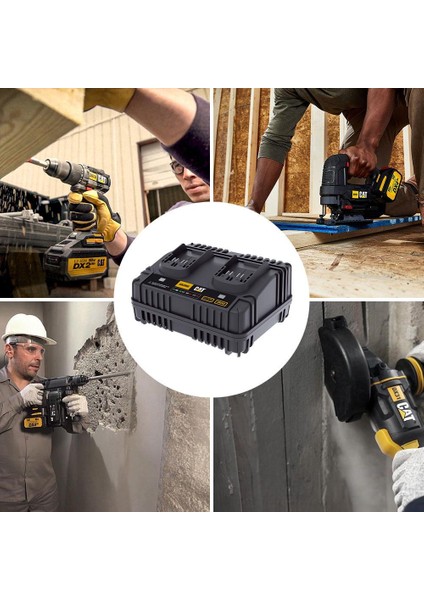 DXC42 18VOLT Li-Ion One For All Profesyonel Ikili Hızlı Akü Şarj Cihazı