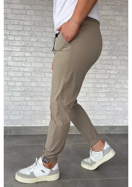 Paraşüt Paça Cırtlı Slim Fit Jogger Pantolon