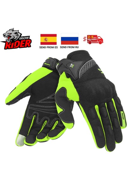 WY001-YEŞIL Stil Xl Beden Herobıker Motosiklet Eldivenleri Tam Parmak Motosiklet Ekipmanları Atv Binici Spor Eldiven Korumak Nefes Motosiklet Motokros Eldivenleri (Yurt Dışından) indirimleri