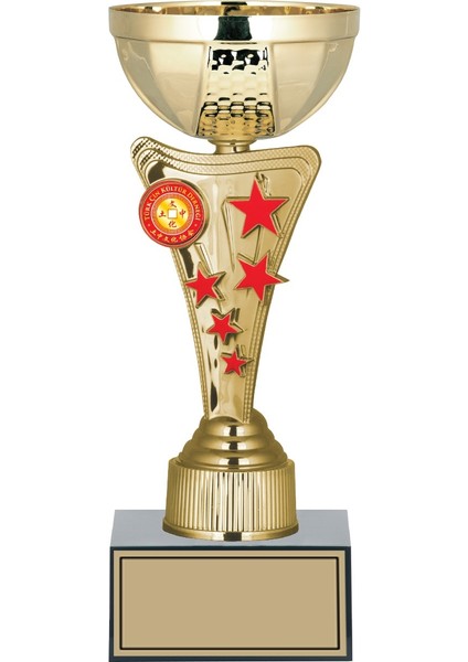 Kişiye Özel Başarı Kupası-Futbol Kupası-Tören Kupası-Okul Kupası-Birincilik Kupası-Şampiyonluk Kupası-Turnuva Kupası Ödül Kupası S029 26 cm