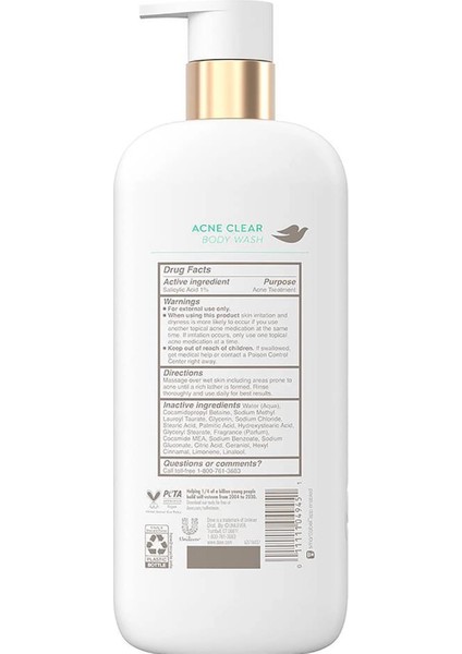 Acne Clear Duş Jeli 547 ml
