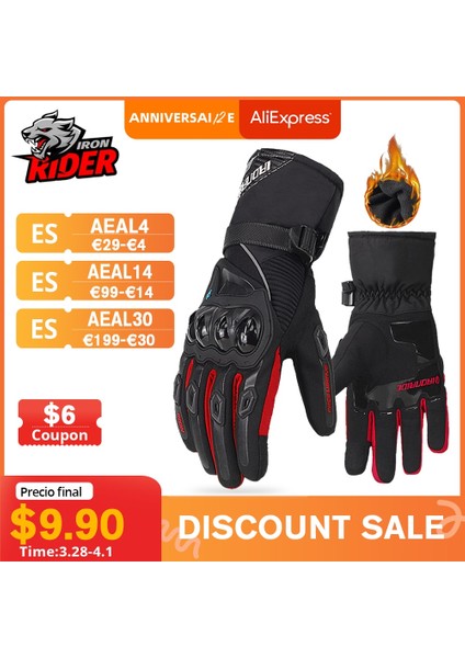 Wn-01 Siyah Eldiven Stili M Beden Somy Kış Motosiklet Eldivenleri Dokunmatik Ekran Motokros Su Geçirmez Rüzgar Geçirmez Koruyucu Kış Eldivenleri Erkekler Guantes Moto Luvas (Yurt Dışından) fırsatları