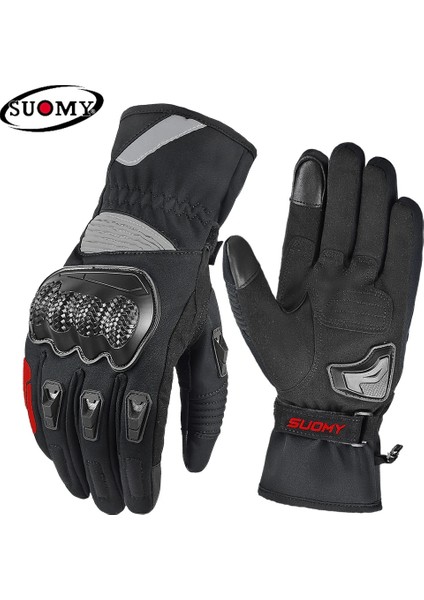 Wp-06 Kırmızı Kış Stili Xxl Suomy Motosiklet Eldivenleri Kış Sıcak Moto Eldivenleri Motosiklet Guantes Dokunmatik Ekran Gant Moto Sürme Eldivenleri 100% Su Geçirmez Rüzgar Geçirmez (Yurt Dışından)
