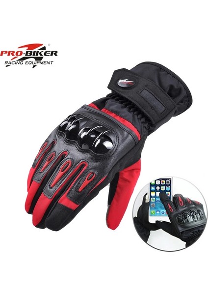 No.1 Tarzı Xl Beden Motosiklet Eldivenleri Kış Sıcak Su Geçirmez Rüzgar Geçirmez Koruyucu Eldivenler 100% Su Geçirmez Guantes Moto Luvas MTV08 (Yurt Dışından)