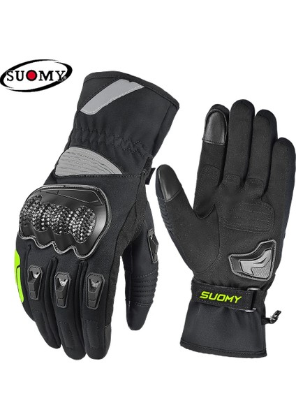 Wp-06 Yeşil Kış Stili L Beden Suomy Motosiklet Eldivenleri Kış Sıcak Moto Eldivenleri Motosiklet Guantes Dokunmatik Ekran Gant Moto Sürme Eldivenleri 100% Su Geçirmez Rüzgar Geçirmez (Yurt Dışından)