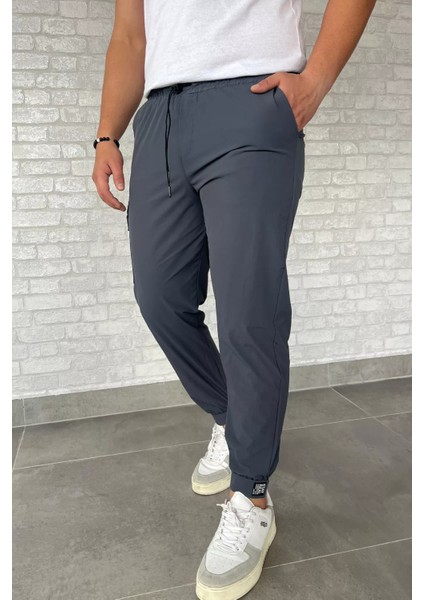 Paraşüt Paça Cırtlı Slim Fit Jogger Pantolon