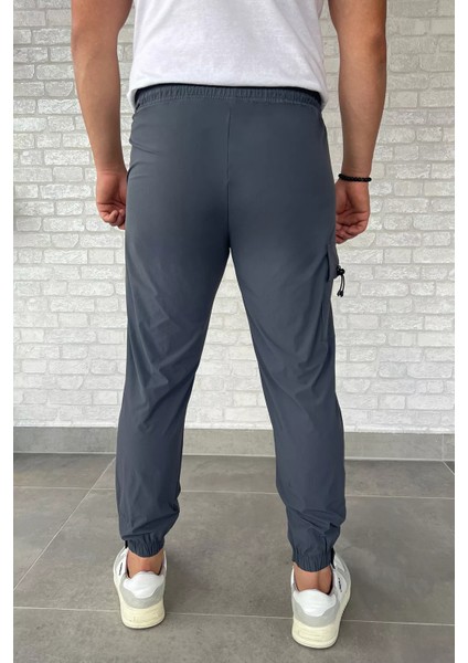 Paraşüt Paça Cırtlı Slim Fit Jogger Pantolon