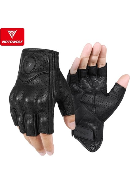 0302B Nefes Alabilen Stil M Beden Gerçek Deri Motosiklet Eldivenleri Su Geçirmez Rüzgar Geçirmez Kış Sıcak Yaz Nefes Alabilir Dokunmatik Çalıştırın Guantes Moto Fist Palm Korumak (Yurt Dışından)