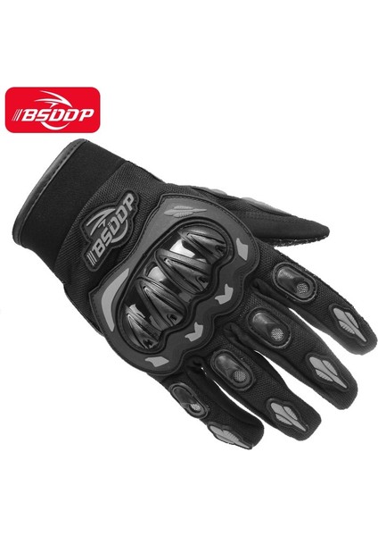 Gri Tarzı Xl Beden Motosiklet Eldivenleri Nefes Alabilir Tam Parmak Yarış Eldivenleri Doğa Sporları Koruma Sürme Çapraz Kir Bisiklet Eldivenleri Guantes Moto (Yurt Dışından)