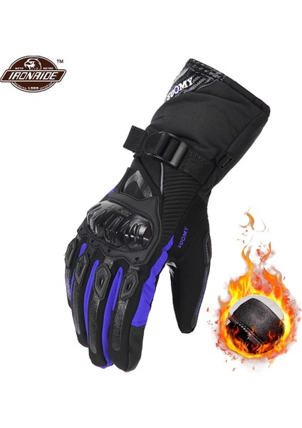 Wp-02 Mavi Eldiven Stili Xl Beden Kış Motosiklet Eldivenleri Su Geçirmez Moto Motokros Eldivenleri Rüzgar Geçirmez Moto Eldivenler Dokunmatik Ekran Motosiklet Sürme Guantes (Yurt Dışından)