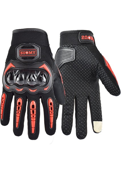 Kırmızı SU33 Tarzı M Beden Suomy Motosiklet Eldivenleri Yaz Nefes Yarış Luva Motoqueiro Guantes Motocicleta Luvas De Bisiklet Atv Binici Koruyucu Eldiven (Yurt Dışından)