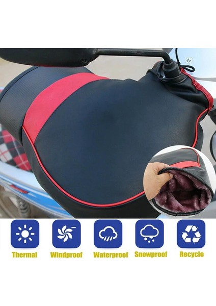 Su Geçirmez Sıcak Motosiklet Gidon Kışın Sıcak Tutmak Eldiven Eldivenler El Isıtıcı Motosiklet Muff Moto Elektrikli Bisiklet Için (Yurt Dışından)