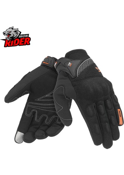 SU01-SIYAH Eldiven Stili M Beden Herobıker Motosiklet Eldivenleri Tam Parmak Motosiklet Ekipmanları Atv Binici Spor Eldiven Korumak Nefes Motosiklet Motokros Eldivenleri (Yurt Dışından)