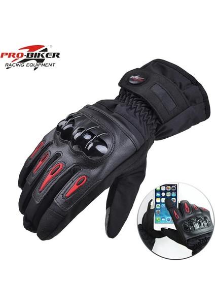 No.2 Tarzı Xl Beden Ücretsiz Motosiklet Eldivenleri Yarış Su Geçirmez Rüzgar Geçirmez Kış Sıcak Deri Bisiklet Bisiklet Soğuk Guantes Luvas Motor Eldiven (Yurt Dışından)