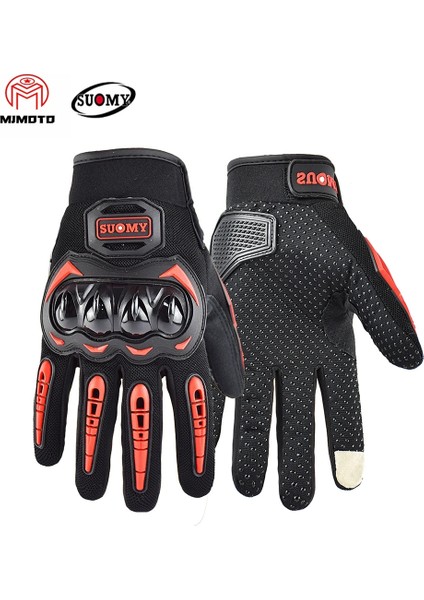 Kırmızı Stil Xxl Suomy Yeni Motosiklet Eldivenleri Yaz Moto Biker Eldivenleri Dokunmatik Bisiklet Dağ Bisikleti Eldivenleri Fit Kadın Erkek Pembe Gri (Yurt Dışından)