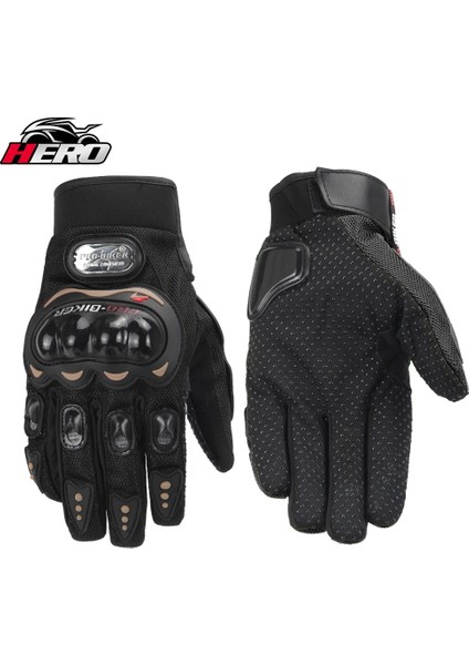MCS-01C Bk Eldiven Stili Xl Beden Pro-Bıker Motosiklet Eldivenleri Adam Giyilebilir Moto Motokros Nefes Dokunmatik Ekran Yarışı Motosiklet Bisiklet Koruyucu Dişliler Eldiven (Yurt Dışından)