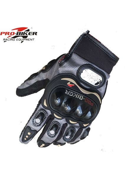 Gri Stil L Beden Pro Biker Motosiklet Eldivenleri Moto Luva Motokros Nefes Yarış Eldivenleri Motosiklet Bisiklet Bisiklet Sürme Eldiven Erkekler Kadınlar Için (Yurt Dışından)