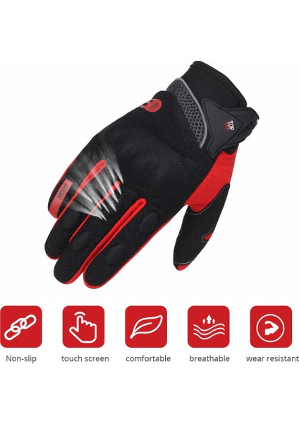 SU01 Yeşil Eldiven Stili Xl Beden Motosiklet Eldivenleri Erkekler Yarış Gant Moto Motosiklet Motokros Binme Eldivenleri Motosiklet Nefes Yaz Tam Parmak Guantes (Yurt Dışından) fırsatları