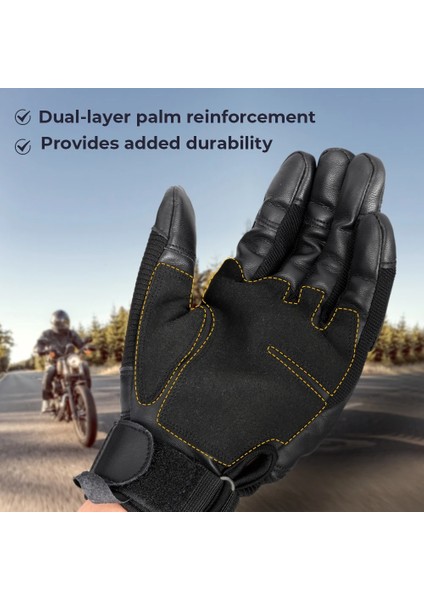 P10-PARMAKSIZ Kahverengi Stil L Beden Dokunmatik Ekran Deri Motosiklet Eldivenleri Motokros Moto Motosiklet Pit Biker Enduro Koruyucu Dişli Yarış Tam Parmak Eldiven Erkekler (Yurt Dışından) indirimleri