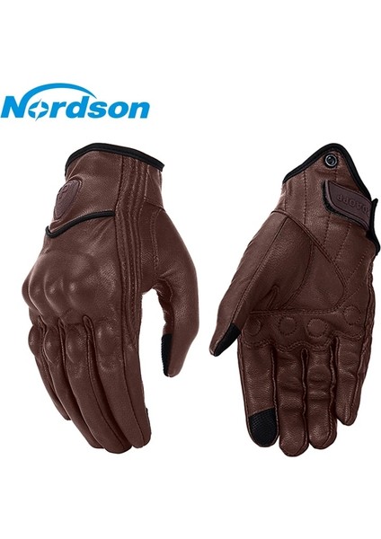 Deliksiz Eldiven Stili M Beden Nordson Retro Motosiklet Eldivenleri Erkek Deri Su Geçirmez Kış Dokunmatik Ekran Motokros Eldivenleri Tam Parmak Motosiklet Moto Eldivenleri (Yurt Dışından) fiyatları