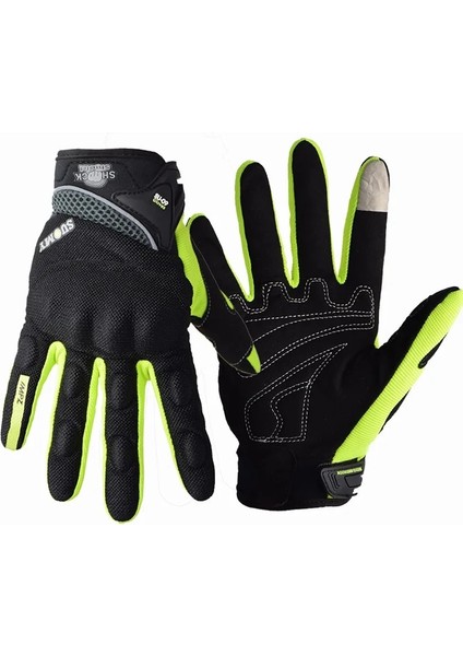 SU09 Yeşil Stil Xl Beden Yaz Yeni Motosiklet Eldivenleri Kadın Erkek Motosiklet Bisiklet Eldivenleri Bmx Atv Mtb Off-Road Eldivenleri Binici Spor Eldivenleri Koruyun Guantes (Yurt Dışından)
